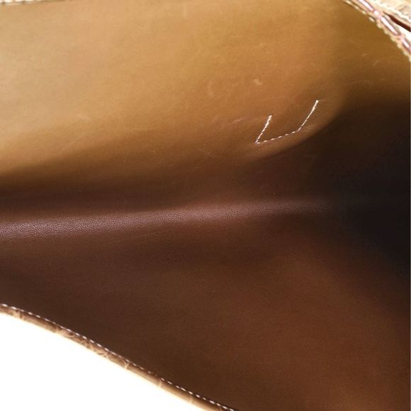 Hermes Jige Elan Clutch Crocodile 29 Brown - Picture 6 of 8